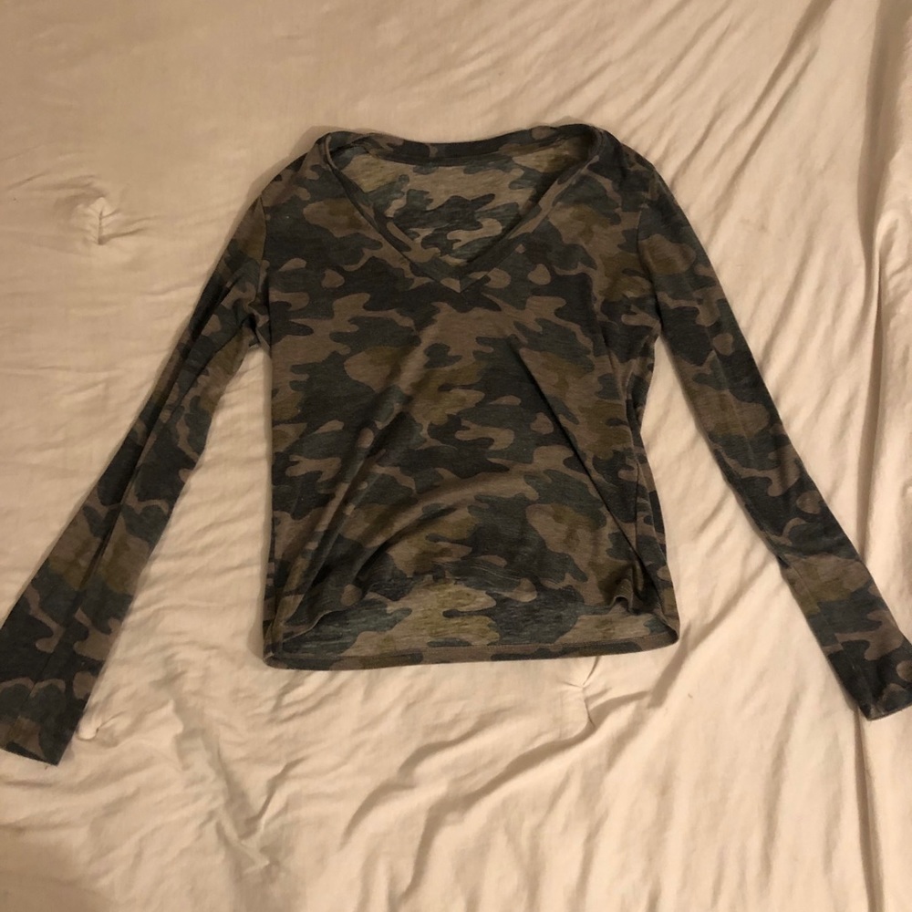 Long sleeve camouflage t shirt